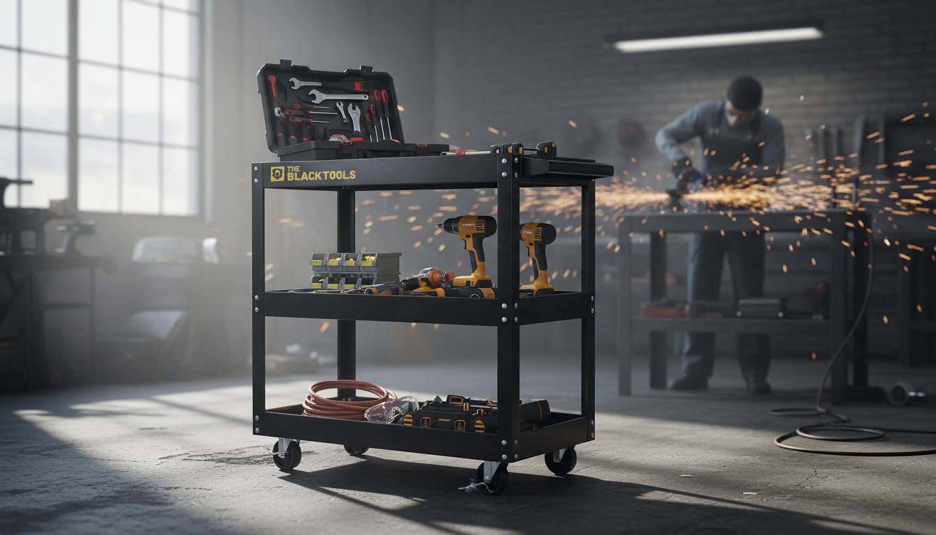 Carrinho de Ferramentas The Black Tools BCM400: O Organizador Número 1 em Vendas do Brasil